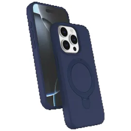 Newface Apple Iphone 14 Pro Max Regal Magsafe Standlı Kapak - Lacivert