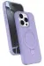 Newface Apple Iphone 14 Pro Max Regal Magsafe Standlı Kapak - Lila
