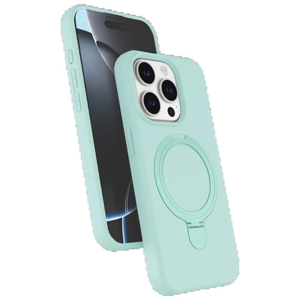 Newface Apple Iphone 14 Pro Max Regal Magsafe Standlı Kapak - Su Yeşili