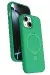 Newface Apple Iphone 15 Regal Magsafe Standlı Kapak - Yeşil