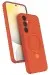 Newface Samsung Galaxy A25 5G Regal Magsafe Standlı Kapak - Turuncu