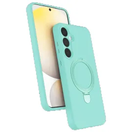 Newface Samsung Galaxy A35 5G Regal Magsafe Standlı Kapak - Su Yeşili