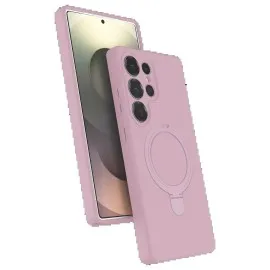 Newface Samsung Galaxy S24 Ultra Regal Magsafe Standlı Kapak - Açık Pembe