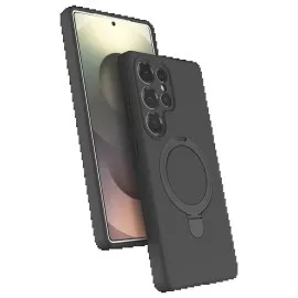 Newface Samsung Galaxy S24 Ultra Regal Magsafe Standlı Kapak - Titan Gri