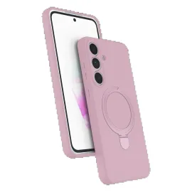 Newface Samsung Galaxy S24 FE Regal Magsafe Standlı Kapak - Açık Pembe