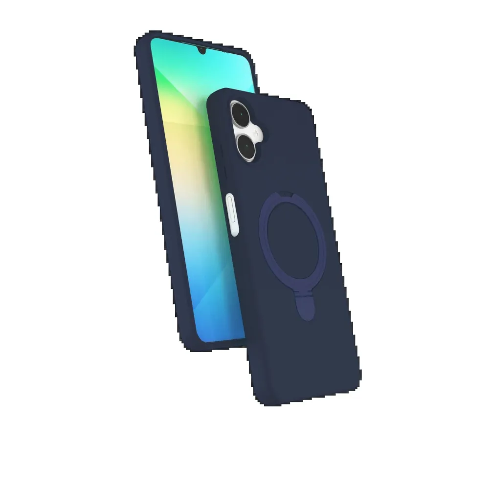 Newface Samsung Galaxy A06 Regal Magsafe Standlı Kapak - Lacivert