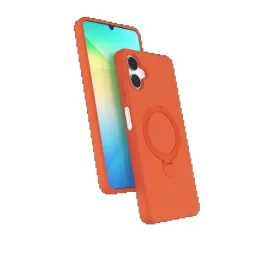 Newface Samsung Galaxy A06 Regal Magsafe Standlı Kapak - Turuncu
