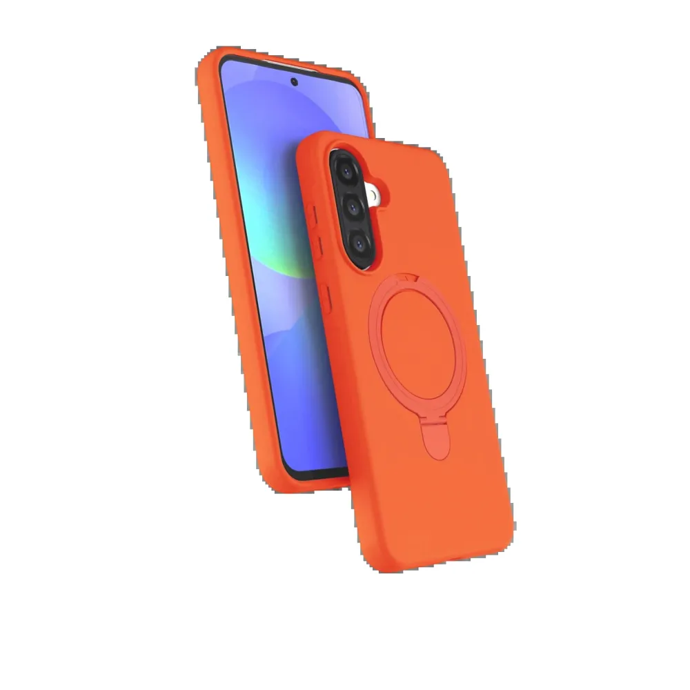 Newface Samsung Galaxy A26 Regal Magsafe Standlı Kapak - Turuncu