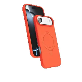 Newface Apple Iphone 17 Air Regal Magsafe Standlı Kapak - Turuncu