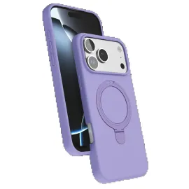 Newface Apple Iphone 17 Pro Max Regal Magsafe Standlı Kapak - Lila