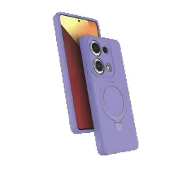 Newface Xiaomi Redmi Note 13 Pro 4G Regal Magsafe Standlı Kapak - Lila