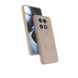 Newface Xiaomi Mi 14T Pro Regal Magsafe Standlı Kapak - Çöl Titanyum