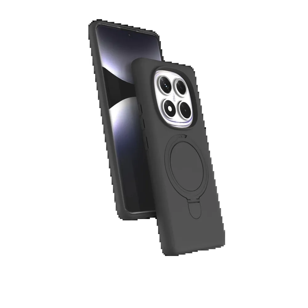 Newface Xiaomi Redmi Note 14 Pro 4G Regal Magsafe Standlı Kapak - Titan Gri