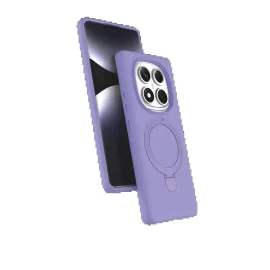 Newface Xiaomi Redmi Note 14 Pro 5G Regal Magsafe Standlı Kapak - Lila