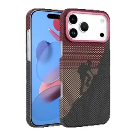 Newface Apple iPhone 17 Pro Vega Magsafe Kapak - Kırmızı