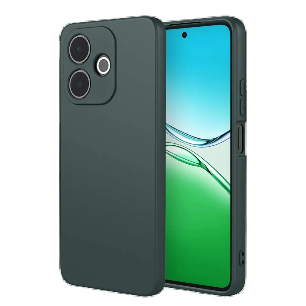 Newface Oppo A5 Pro 4G First Silikon - Koyu Yeşil