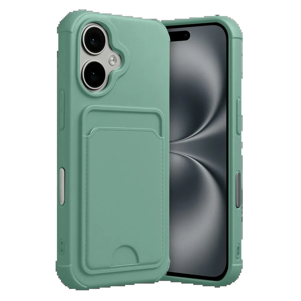 Newface Apple Iphone 17 Kelvin Kartvizitli Silikon - Açık Yeşil