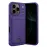 Newface Apple Iphone 17 Pro Kelvin Kartvizitli Silikon - Derin Mor