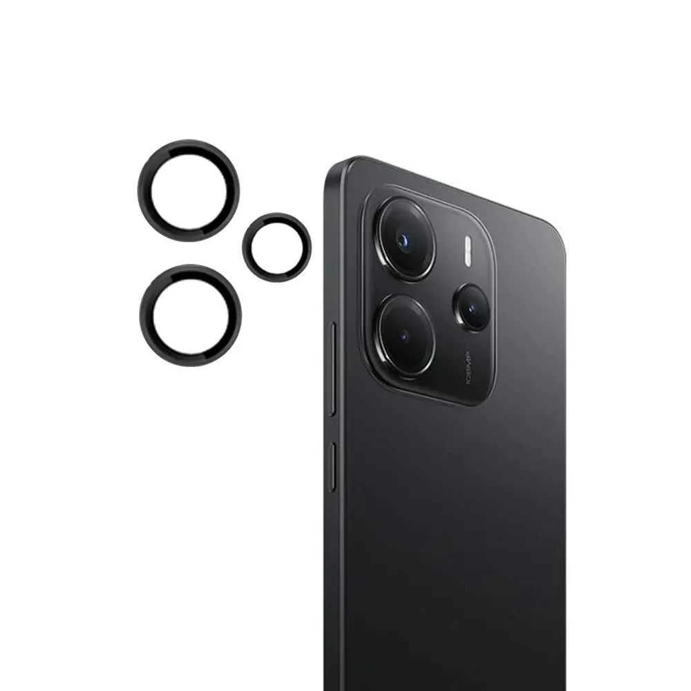 Joko Xiaomi Redmi Note 14 4G Pvd Metal Kamera Lens - Siyah