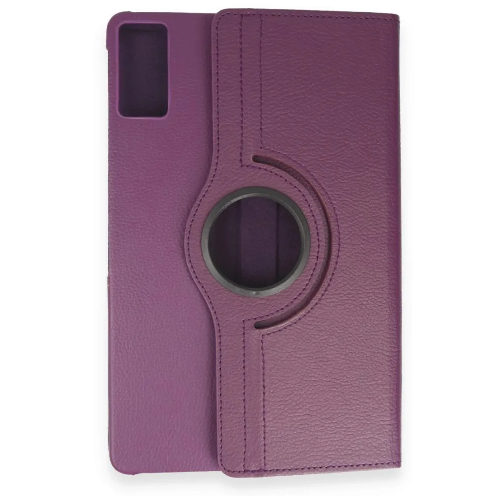 Newface Samsung Galaxy T550 Tab A 9.7 Kılıf 360 Tablet Deri Kılıf - Mürdüm