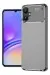 Newface Samsung Galaxy A06 Kılıf Auto Focus Karbon Kapak - Gri
