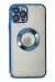Newface Iphone 12 Pro Kılıf Slot Silikon - Mavi
