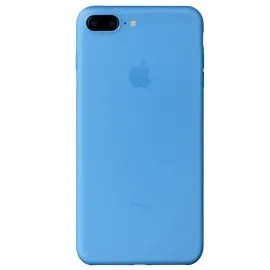 Newface iPhone 8 Plus Kılıf PP Ultra İnce Kapak - Mavi