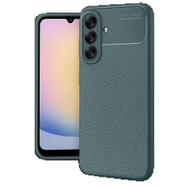 Newface Samsung Galaxy A17 5G Auto Focus Karbon Kapak - Koyu Yeşil