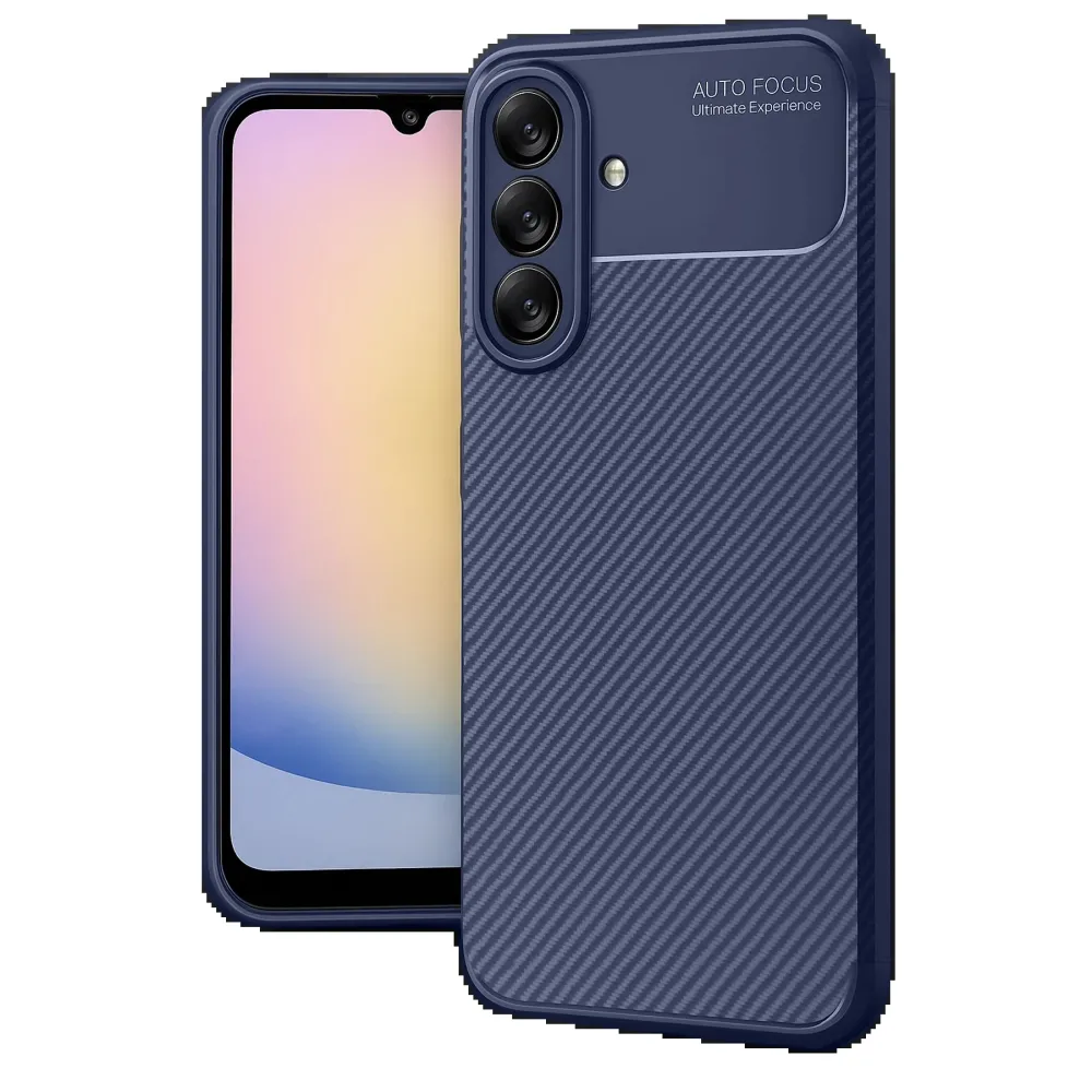 Newface Samsung Galaxy A17 5G Auto Focus Karbon Kapak - Lacivert