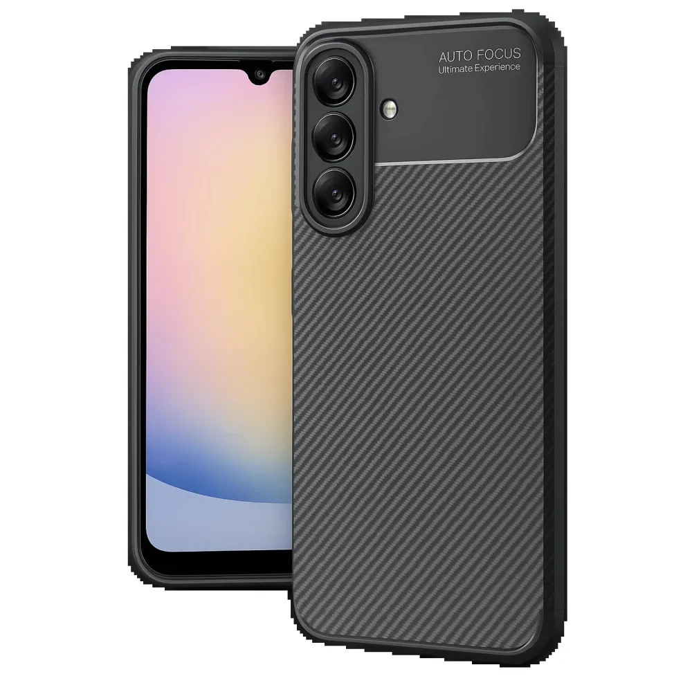 Newface Samsung Galaxy A17 5G Auto Focus Karbon Kapak - Siyah