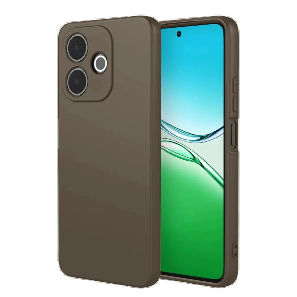 Newface Oppo A5 Pro 4G First Silikon - Kahverengi