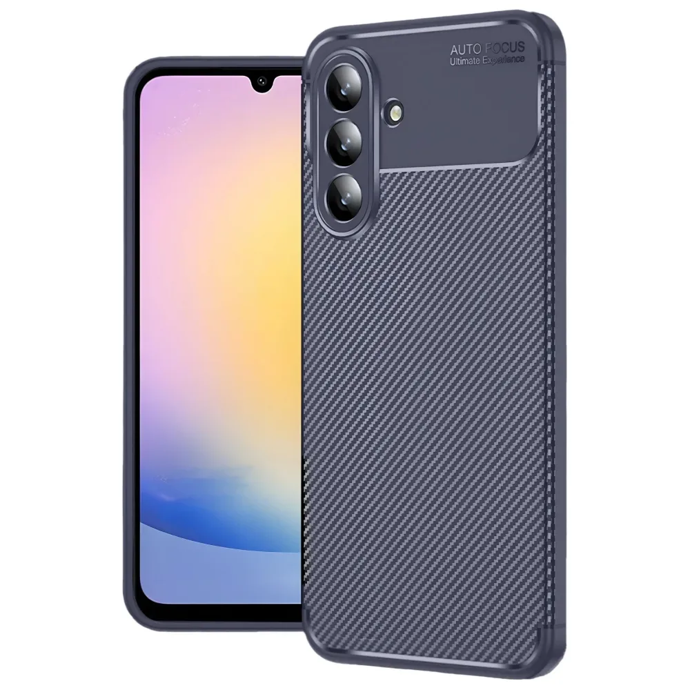 Newface Samsung Galaxy S25 Fe Auto Focus Karbon Kapak - Lacivert