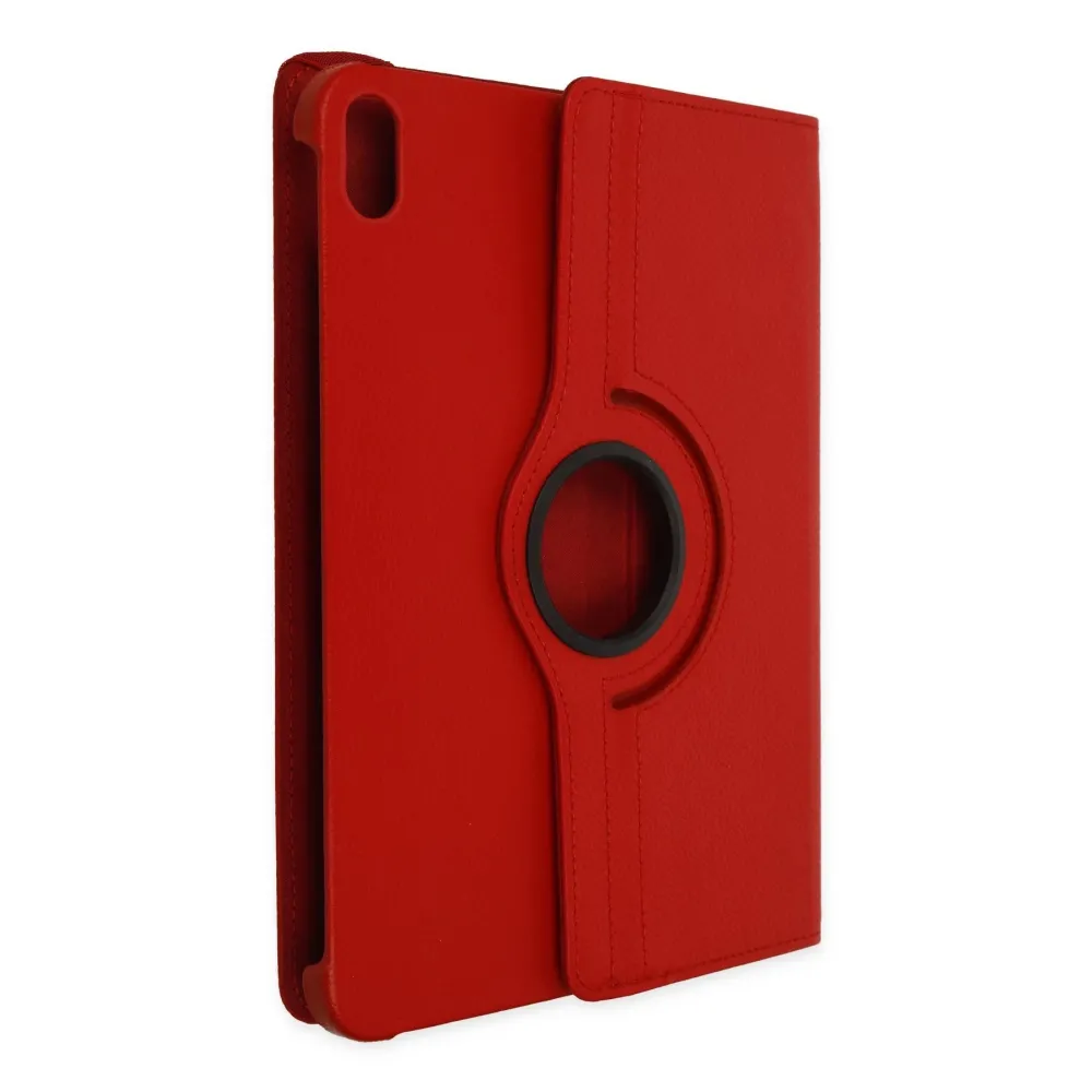 Newface iPad 2022 10.9 (10.nesil) Kılıf 360 Tablet Deri Kılıf - Kırmızı