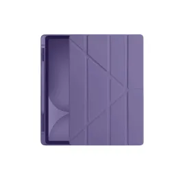 Newface iPad Pro 11 (2024) Kılıf Kalemlikli Hugo Tablet Kılıfı - Mor