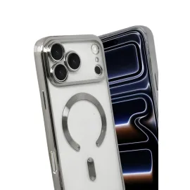 Newface Apple Iphone 17 Pro Max Kross Magneticsafe Kapak - Gümüş