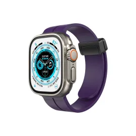 Newface Apple Watch 38Mm Kr412 Elegance Stylısh Kordon - Derin Mor