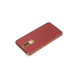 Newface Huawei Mate 10 Lite Kılıf Volet Silikon - Kırmızı