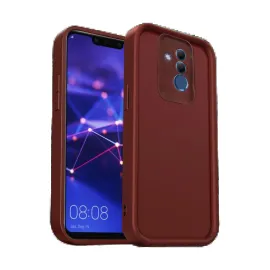 Newface Huawei Mate 20 Lite Kılıf Viera Silikon - Bordo
