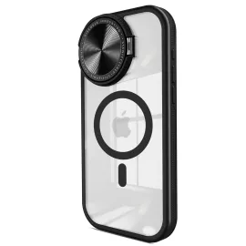 Newface Iphone 11 Kılıf Teleskop Lens Magsafe Silikon Kapak - Siyah