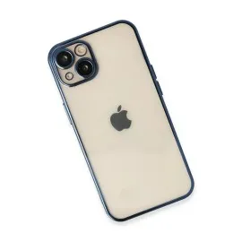Newface Iphone 13 Kılıf Razer Lensli Silikon - Lacivert