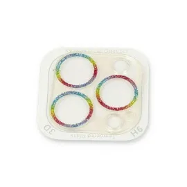 Newface Iphone 13 Pro Shine Kamera Lens Koruma Cam - Rainbow