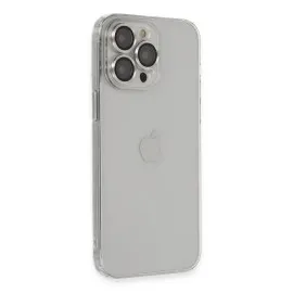 Newface Iphone 14 Pro Max Kılıf Luko Lens Silikon - Gümüş