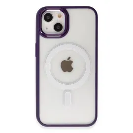 Newface Iphone 15 Kılıf Room Magneticsafe Silikon - Derin Mor