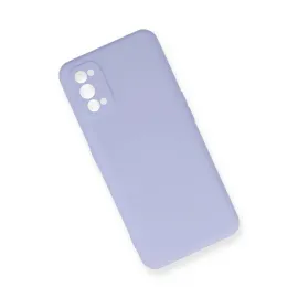 Newface Realme 7 Pro Kılıf Nano Içi Kadife Silikon - Lila