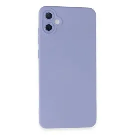 Newface Samsung Galaxy A05 Kılıf Nano Içi Kadife Silikon - Lila