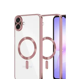 Newface Samsung Galaxy A07 Kross Magneticsafe Kapak - Rose