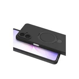 Newface Samsung Galaxy A07 4G Regal Magsafe Standlı Kapak - Siyah