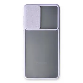 Newface Samsung Galaxy A33 5G Kılıf Palm Buzlu Kamera Sürgülü Silikon - Lila