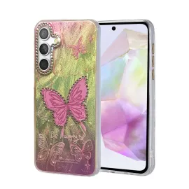 Newface Samsung Galaxy A35 5G Kılıf Blade Aynalı Desenli Kapak - Desen 5