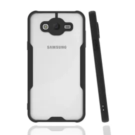 Newface Samsung Galaxy J7 Kılıf Platin Silikon - Siyah